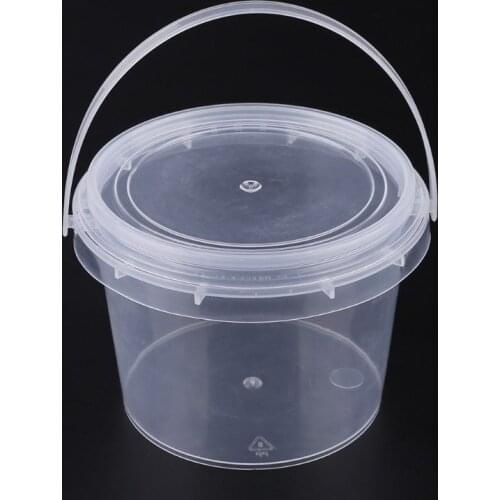 300ml Container Foam Storage Box Pot Jar Sealing Barrel Slime Mud Light Clay Organizer Bucket Candy Box Paint Can Painting tool