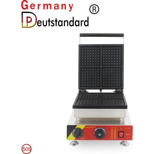 4 Slice 220V 110V Waffle Maker Belgium Square Waffle Waffle Making Machine with CE Electric Liege Maker Machine High Quality