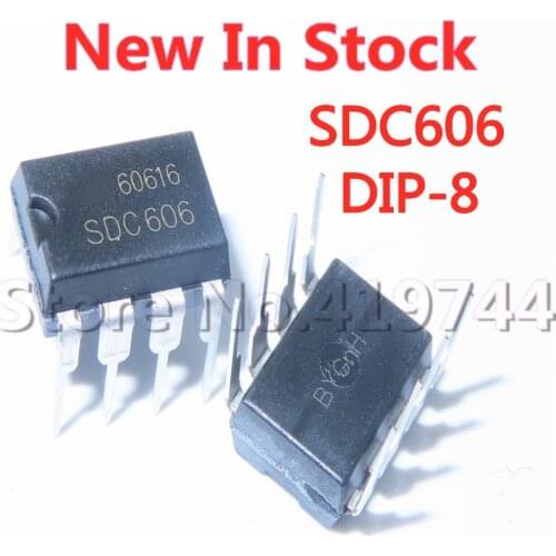 5PCS/LOT 100% Quality SDC606 SDC606P DIP-8 Power Management-PWM Controller In Stock New Original