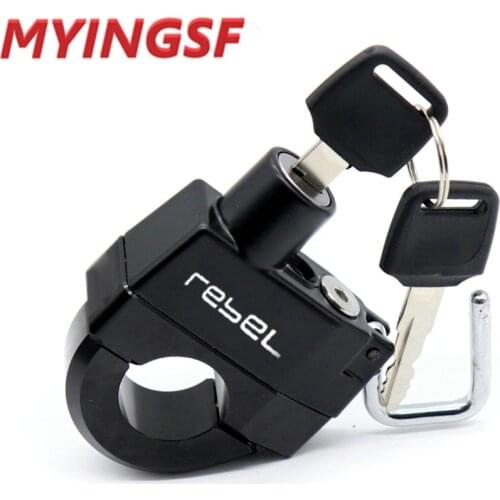 Motorcycle Accessories Anti-theft Helmet Lock Security for Honda Rebel500 Rebel300 CMX500 CMX300 CMX Rebel 500 300