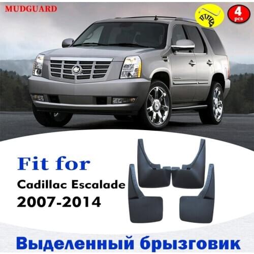 FOR Cadillac Escalade Mudguards Fender Mud Flap Guard Splash Car Accessories Auto styline Mudflaps Front Rear 4pcs