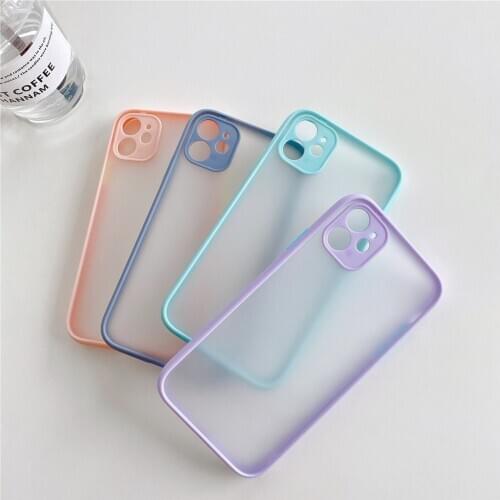 Fresh Pink Mint Green Phone Case for iPhone X XR 7 8 Plus Lavender Gray 12 Pro Case 7Plus XSMax 11 Pro Purple 12promax XS