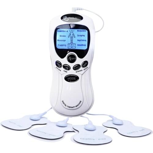 Full Body Tens Acupuncture Electric Therapy Massager Meridian Physiotherapy Massager Apparatus Massager Electrostimulator Hot