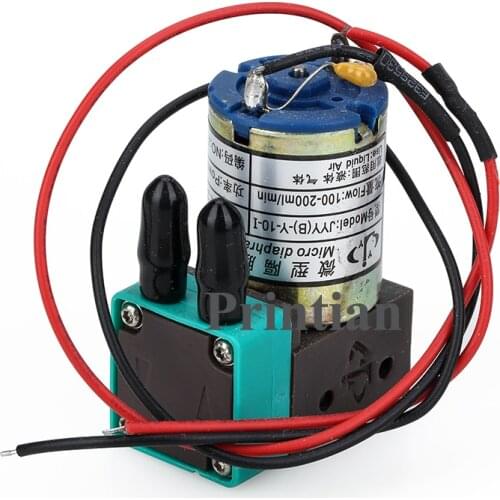 JYY (B)-Y-10-1 Micro Diaphragm Ink Pump for Infiniti Crystal Gongzheng Flora Inkjet Printers DC 24V 3W 100-200ml/min