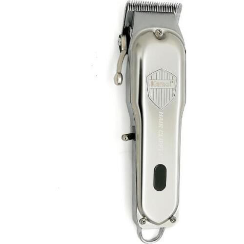 Kemei hair trimmer KM-1993 rechargeable hair clipper oilhead haircut machine LCD display metal body