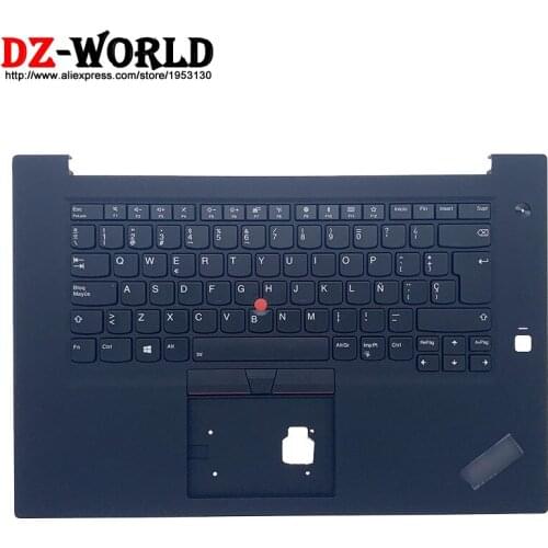 Repaint Shell Palmrest Upper Case With SP Spanish Backlit Keyboard for Lenovo Thinkpad P1 Gen1 X1 Extreme 1st Laptop 01YU771