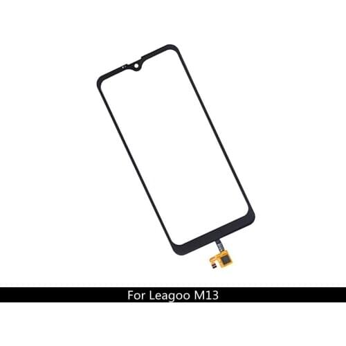 Mobile Phone Touch Screen Panel For Leagoo M13 Touch Screen Glass Digitizer Front Glass Repair Parts Touchpad With Adhesive tape