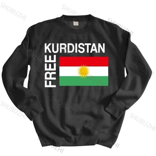 Men streetwear sweatshirt Free Kurdistan hoodies Flag Kurdistan Men Black hoodies brand hoodie drop shipping