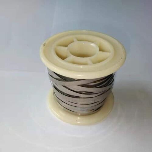 Nichrome Flat Heater Wire for Heating Element 200M Length 0.1mm Thickness X 2mm width