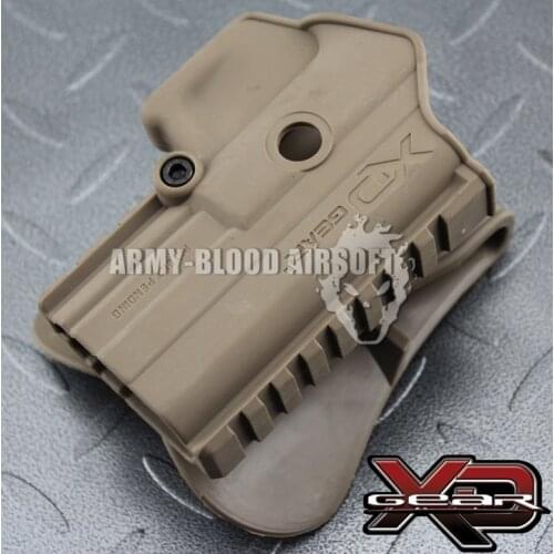 Springfield Armory XD Gear XD3500H Polymer Paddle Holster for XDM Tactical Holster (DE BK)