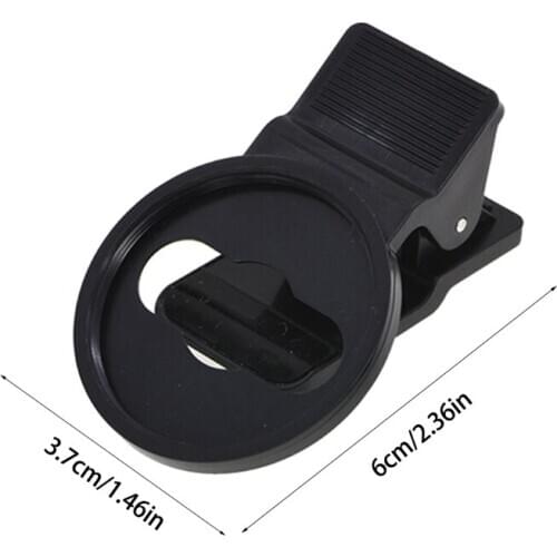 Adjustable 37mm Neutral Density Clip-on ND2 - ND400 Phone Camera Filter Lens Q81F