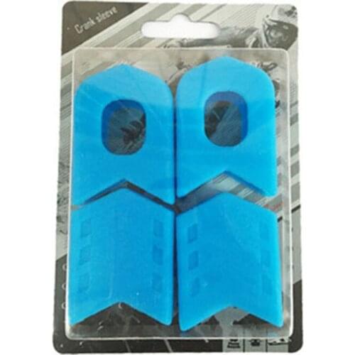 Mountain Bicycle Silicone Arm Protector Case Cover Cap Fixed Gear Crankset Crank