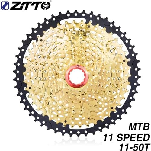 ZTTO MTB Mountain Bike Bicycle 11s 50T SL Black Gold Cassette Sprockets 11v 22s 11 Speed Freewheel 11s 50t K7 for XT X1 X01 X1