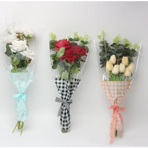 30pcs Flower Bags Flowers Wrapping Gift Bags Flower Packaging Home Decoration Wedding Decor Mothers Day Gifts Supply