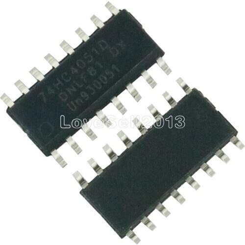 5PCS 74HC4051D SOP16 74HC4051 SOP SN74HC4051DR SOP-16 SMD new and original IC