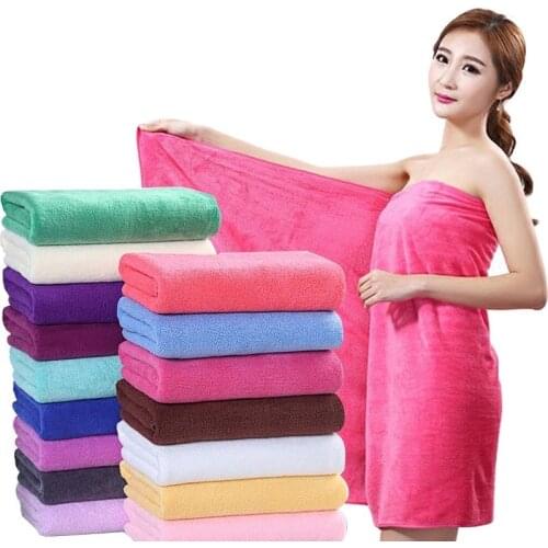70x140cm Soft Microfiber Absorbent Drying Bath Beach Towel Washcloth Swimwear Shower Bathtowel Sport Travel Hair Quick Dry Towel