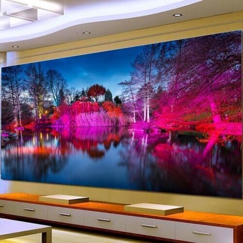 Large forest red tree landscape 5d diy Diamond Painting full square round drill 3d Diamond Embroidery mosaic diamond art N901