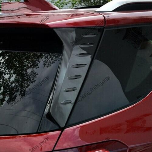 For Chevrolet Holden Equinox 2018-2020 Black Rear Tail Window Pillar Cover trim