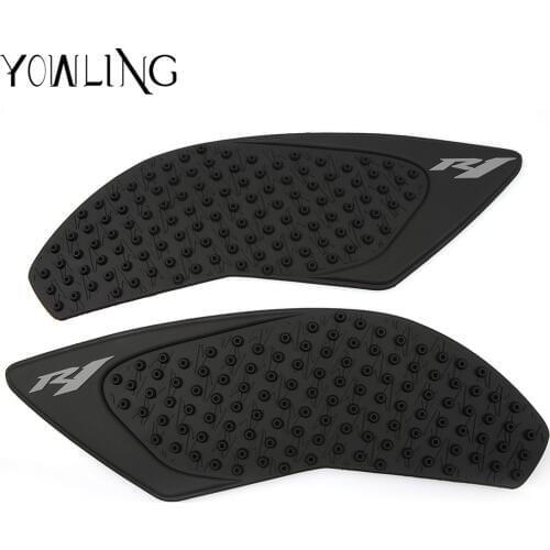 For yamaha YZF R1 YZF-R1 YZFR1 2015 2016 Motorcycle Tank Pad Protector Sticker Decal Gas Knee Grip Tank Traction Pad Side