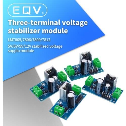 LM7805 LM7806 LM7809 LM7812 DC/AC Three Terminal Voltage Regulator Power Supply Module 5V 6V 9V 12V Output Max 1.2A