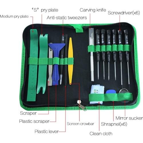 BEST-112 22pcs Computer Maintenance Profession Mobile Phone Repairing Tool Kit