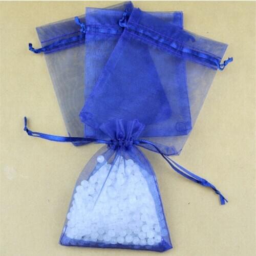 Wholesale 100pcs 13x18cm Organza gift bags navy blue color Drawable Organza Bags Wedding Christmas Gift Bags free shipping