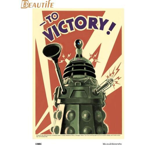 Custom Doctor Who To Victory Art Canvas Poster Print Movie Picture for Living Room Wall Decor Wall art Posters home decor