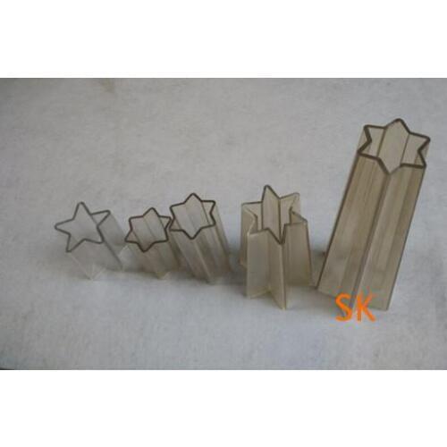 DIY candle making candle model,Star / hexagonal shaped candle mould hand free shipping
