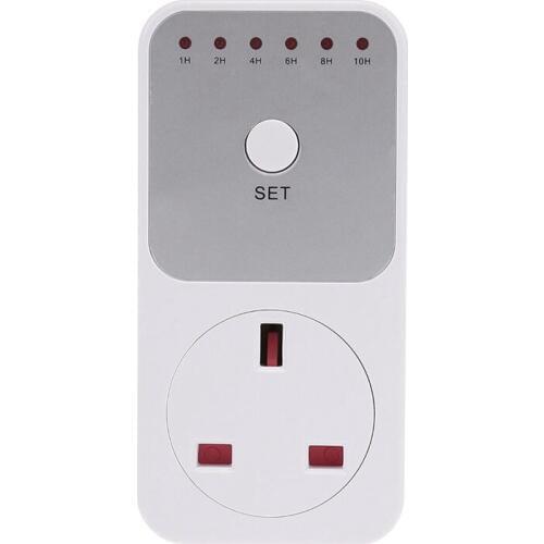 Smart Control Countdown Timer Switch Plug-In Socket Auto Shut Off Outlet Uk Plug