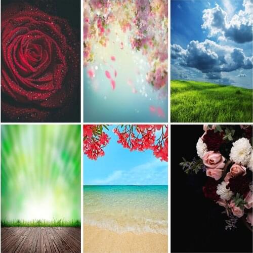 SHENGYONGBAO Vinyl Rose Flower Photography Background Props Newborn Portrait Photographic Backdrops For Photo Studio 21602HET-03