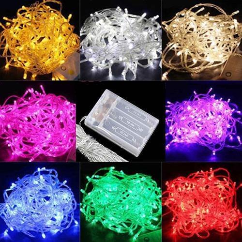 2m/3m/4m/5m/10m LED String Fairy Light Battery Powered Xmas Tree Decor Lamp