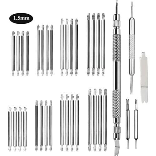 37 in 1 Spring Bar Tool Kit Watch Band Wrist Strap Link Pin Removal Repair Watchmaker Jeweler