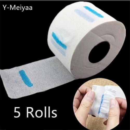 5 Rolls Professional Neck Paper Salon Barber Hair Dresser Roll Cutting Dressing Hairdressing Collar Accessory Necks Covering 30