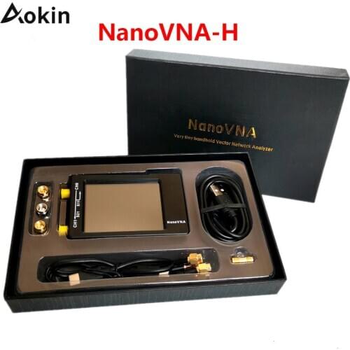 NanoVNA-H 50KHz~1.5GHz VNA 2.8inch LCDHF VHF UHF UV Vector Network Analyzer Antenna Analyzer Battery Antenna Analyzer