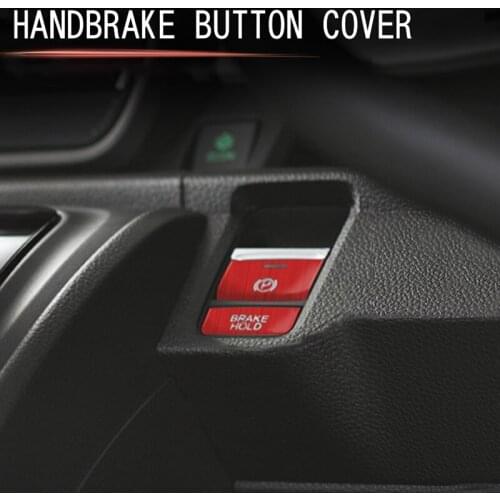 Car Parking Brake Handbrake Automatic Parking Decoration Cover P Button Sticker for Honda N-One 2021