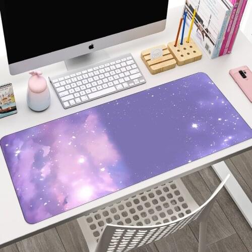 Large Computer Mouse Pad Gamer Purple Gaming Mousepad Grande Cloud XL Fashion Office Cute Notebook Laptop Lovely Table Desk Mat