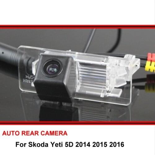 For Skoda Yeti 2014 2015 2016 Night Vision Rear View Camera Reversing Camera Car Back up Camera HD CCD Wide Angle Vehicle Camera