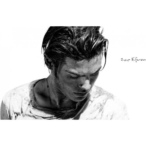 Home Decor Zac Efron Movie Actor Star-Silk Art Poster Wall Sticker Decoration Gift