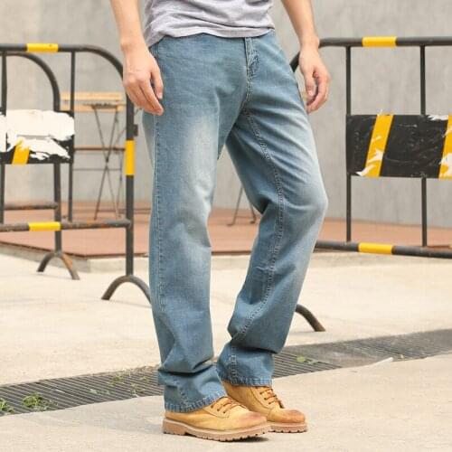 Jean Men 2020 Mens Brand Jeans High Quality Blue Mens Retro Baggy Jeans Hip Hop Loose Skateboard Denim Pants Brand Clothes