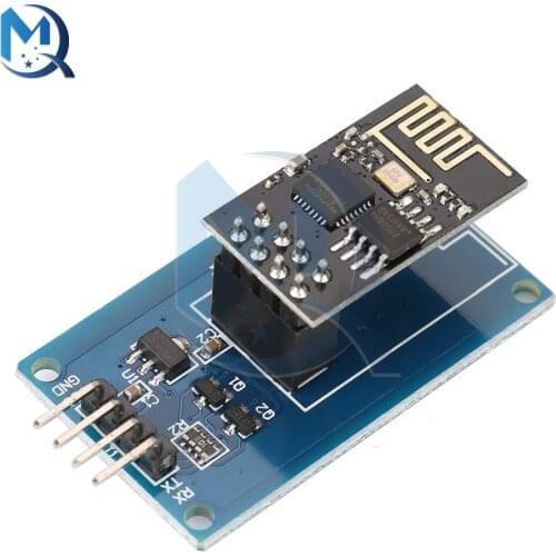 ESP8266 ESP-01 Serial WiFi Wireless Adapter Module 3.3V 5V Esp01 Breakout PCB Adapters Compatible For arduino