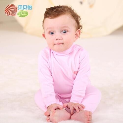 Bornbay Clothing for baby boy girl long sleeve T-shirt+pants 2pcs suit cotton turtleneck baby clothes set