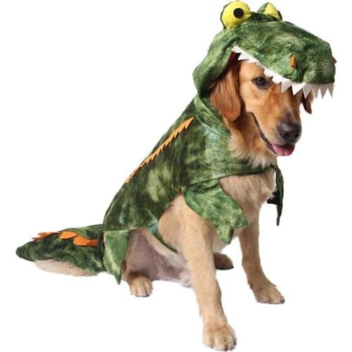 Pet Show Costume Cat Clothes Personality Crocodile Animal Shape Dog Warm Clothes Transform Into Cute Cos Clothes