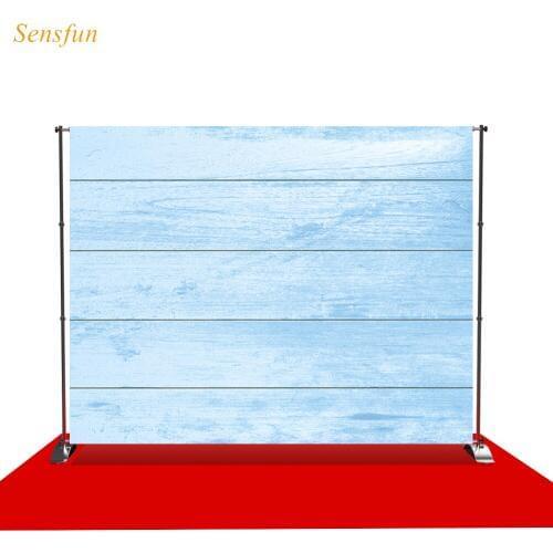 LEVOO photographic background Washed Sea blue wood vintage classic photo studio photocall printed shoot prop vinyl fabric