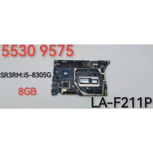 Main anti-LA-F211P for DELL laptop XPS15 5530 9575 CPU: I5-8305G 8GB motherboard 100% tested before shipment