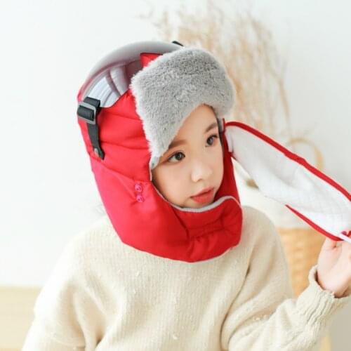 Boys and girls new glasses hat 3-10-year-old versatile ear protection hat . ski warm windproof hat