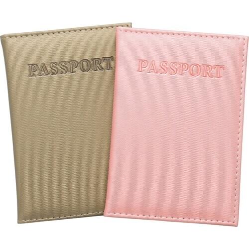Etaofun top brand New Passport Cover Pink Passport Case For Women Mens Passport Holder Passport wallets Card Case 5 Color sales