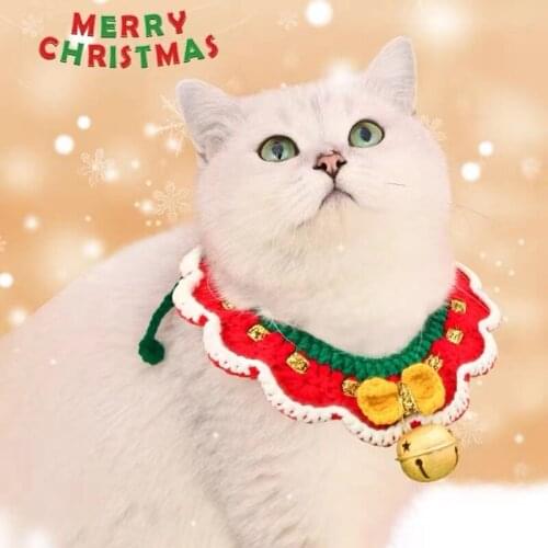 Cute Dog Neckerchief Pet Cat Hand-woven Collar Neckerchief Pet Dog Accessories Pet Supplies