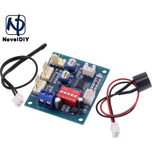 NTC 3950 Thermistor PWM Temperature Probe Speed Controller Board Control Module Buzzer DC 12V 5A CPU Fan High-Temp Alarm 50k