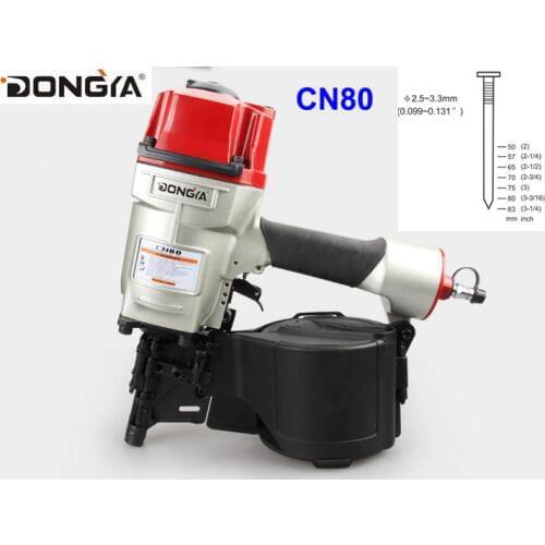 High Quality dongya Coil nailer CN80 coil nail guns, industrial coil nailer for pallet making Air gun