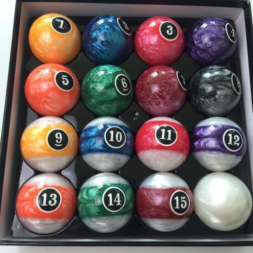 Xmlivet 2017 New Dream Design Billiard Balls 57.2mm Resin Pool complete set of balls Standard international 2 1/4" balls